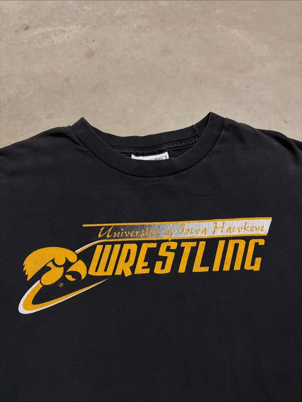 Vintage Iowa Hawkeyes Wrestling Long Sleeve Shirt